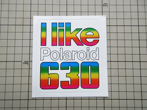 5530 【即決・定額・同梱包可能】★レア　有名　POLAROID 630 - ポラロイド　カメラ ◆ ☆ ヴィンテージ ステッカー ☆ ◆ 