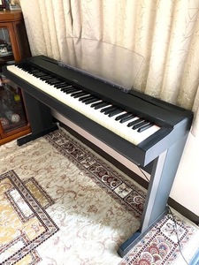 ★直接引き取り限定★ 電子ピアノYAMAHA ヤマハ ELECTRONIC PIANO P-70 88鍵 演奏 練習 レッスン 連弾 2005年製 フットペダル付き