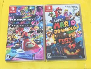 マリオカート8 とスーパーマリオ3D新品未開封シュリンク付き Nintendo Switch ニンテンドースイッチ