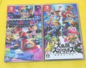 マリオカート8 大乱闘スマッシュブラザーズ 新品未開封シュリンク付き Nintendo Switch ニンテンドースイッチ