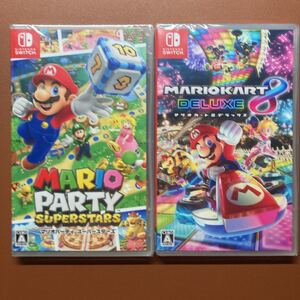 【新品未開封・即納】マリオパーティ スーパースターズ マリオカート8 デラックス Switch