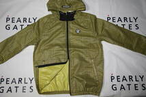 ★正規品★パーリーゲイツ PEARLY GATES Jack Bunny ジャックバニー★大人気★千鳥柄★パーカー フルJIPブルゾン★撥水★イエロー★５（L)_画像8