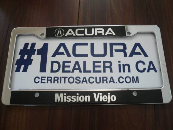 アキュラACURA ナンバーフレームの値段と価格推移は?|31件の売買