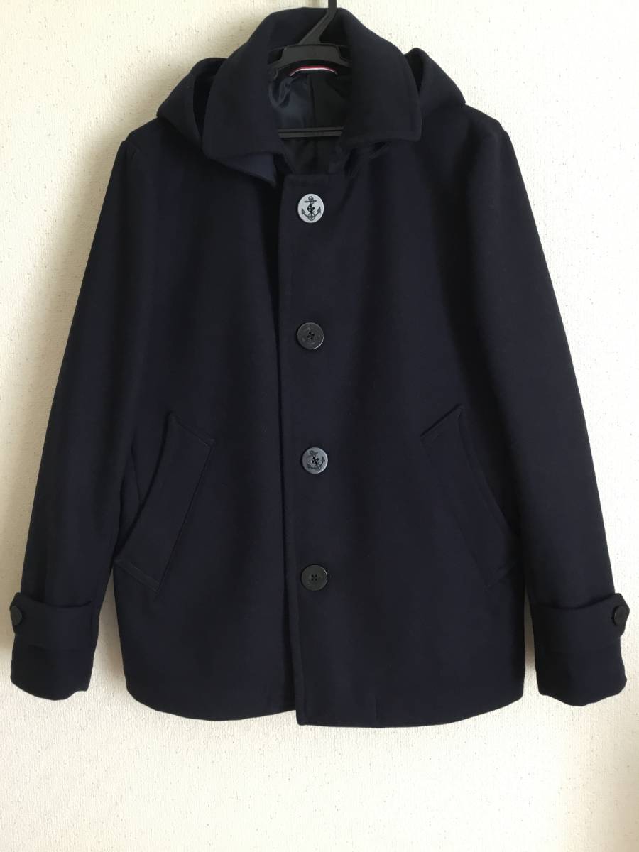 【BEAMS LIGHTS】メルトンシングルフードコート Mサイズ ビームス　ネ