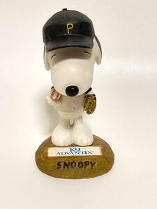 レア スヌーピー SNOOPY バブルヘッド パイレーツ 球場配布 首振り人形 展示品