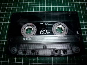 使用済み 中古 カセットテープ　SONY　Basic　　 ノーマル Type11　　60分 1本 爪あり　No.6910　ケースなし