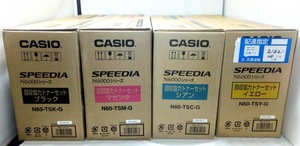 未使用★CASIO カシオ 純正 SPEEDIA N6000シリーズ 回収協力トナーセット (N60-TSK-G／N60-TSM-G／N60-TSC-G／N60-TSY-G) 4色セット♪