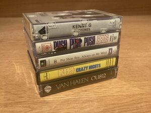 洋楽　全て　未開封　新品　カセットテープ VAN HALEN/KISS/KENNY G/PET SHOP BOYS/BROS/当時物　激レア　ロック　パンク　メタル　