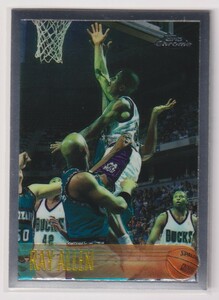 NBA RAY ALLEN ROOKIE CARD 1996-97 Topps Chrome No. 217 BASKETBALL BUCKS レイ・アレン ルーキーカード トップス