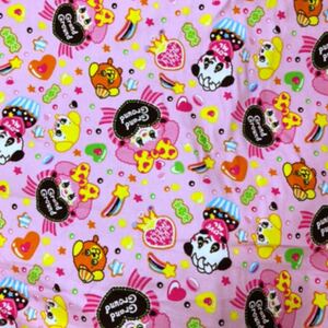 ハンドメイド ピンク ニット生地