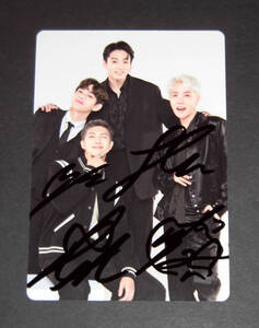 V,ジョングク,RM,J-HOPE(BTS,防弾少年団)★直筆サイン入り・「Permission to Dance」ミニフォトカード