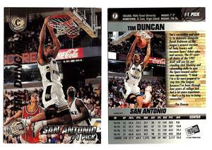 NBA 97-98 PRESSPASS Tim Duncan ティム・ダンカン rookie RC ルーキーカード 　新品ミント状態品