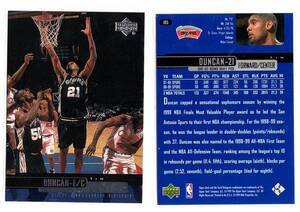 NBA 99-00 UD Tim Duncan ティム・ダンカン　新品ミント状態品