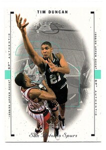 NBA 98-99 UD SP AUTHENTIC Tim Duncan ティム・ダンカン　新品ミント状態品