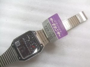 1000円～未使用当時物珍品シチズンサーモセンサー腕時計ジャンク品　S728