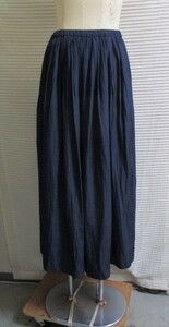 ノーリーズ NOLLEY'S　日本製 スカート 　サイズ36 　ネイビー
