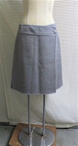  Untitled UNTITLED wool LAP skirt size 2 gray 