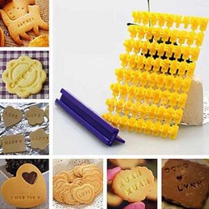 クッキー型 数字 アルファベット セット 誕生日 パーティー お菓子作り アイシングクッキー デコ弁 粘土 英字 型抜き 製菓