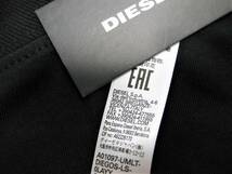 新品 直輸入 DIESEL ディーゼル メンズ スリムフィット 長袖Ｔシャツ UMLT-DIEGOS-LS ブラック Mサイズ A01097 0LAYY_画像6