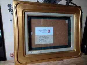 Art hand Auction Rare item! Frame! Mitsuo Shioda! Title! Early summer! Artist! Gold! One-of-a-kind item! Interior! Decoration! Vintage! Item from that time! Painting! Gale, artwork, painting, others