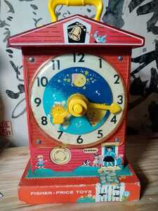  ultra rare! that time thing! music box! music box! Vintage goods! interior! ornament! clock! toy! from ..! old. ... old clock!tere