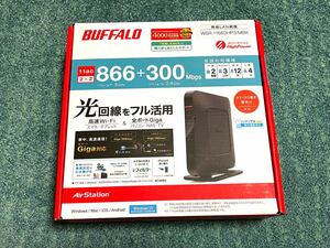 BUFFALO WSR-1166DHP3/MBK 無線LAN親機 WiFi 無線LANルーター