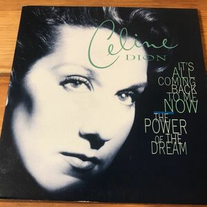 CD. セリーヌ・ディオン CELINE DION - IT'S ALL COMING BACK TO ME NOW /THE POWER OF THE DREAM 紙