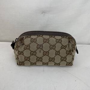 GUCCI グッチ GGキャンバス ポーチ 化粧ポーチ コスメポーチ コスメケース 小物入れ アクセサリーポーチ グッチポーチ ミニポーチ