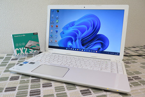 【高速Core i7(最大3.4GHz)x4★爆速新品SSD512GB】東芝 T554/67KW 最新Win11+Office2019 H&B★メモリ8GB/Blu-ray/Webカメラ/HDMI/Wi-Fi