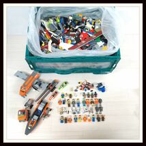 レゴ(LEGO) バラパーツ 約10kg ミニフィグ 200g シティ CITY 60058 /60064 北極探検家 物資輸送機 /パワーボート 60085【R3【S4_画像1