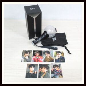 【動作確認済み】防弾少年団 BTS OFFICIAL LIGHT STICK アミボム ペンライト Ver.3 トレカ付き【I1【S2
