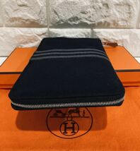 HERMES 新品同様 エルメス フールトゥ パースGM オーガナイザー 長財布 ブラック_画像8