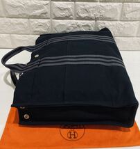 【 HERMES 】極上美品 ！ エルメス フールトゥ MM トート バッグ ブラック 黒_画像6