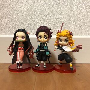 鬼滅の刃 少年ジャンプ 応募者プレゼント Q posket petit 竈門炭治郎、竈門禰豆子、煉獄杏寿郎