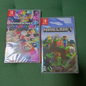 【新品未開封】マリオカート8デラックス & マインクラフト