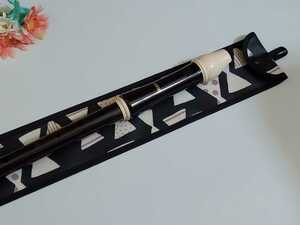  assembly Tama . inserting ...! фlto recorder case!BIG ribbon * black for girl chopsticks inserting 