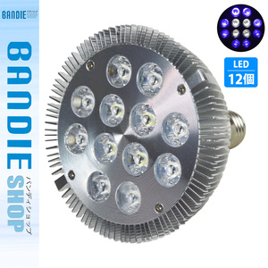 【送料無料～】LED 電球 スポットライト 24W(2W×12)青8白4灯 水槽 照明 E26 LEDスポットライト 電気 水草 サンゴ 熱帯魚 観賞魚 植物育成