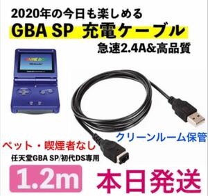 初代DS GBA ゲームボーイアドバンス SP USB 充電 ケーブル 互換品