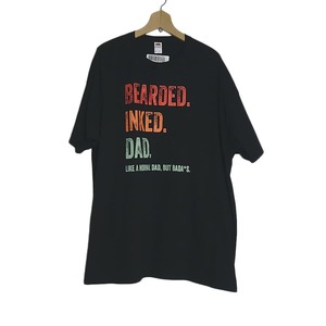 新品 大きいサイズ Tシャツ ティーシャツ プリントTシャツ FRUIT OF THE LOOM 黒色 2XL メッセージ BIG #2359
