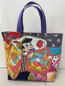 ビンテージ2 ミニトートバッグ お散歩バッグ ハンドメイド