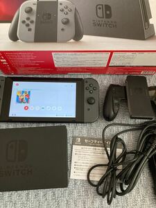 Nintendo Switch JOY-CON(L) (R) グレー本体 旧型　中古品 動作品