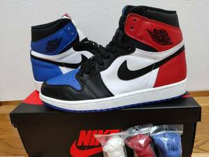 NIKE AIR JORDAN 1 RETRO HIGH OG TOP3 海外正規品 28cm 555088-026 CHICAGO BRED ROYAL ブラックホワイトレッドブルー白黒赤青トップ３