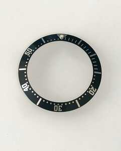 腕時計 修理交換用 社外部品 ベゼルインサート ブラック　黒　ボーイズサイズ 36mm用 【対応】オメガ シーマスター300 OMEGA