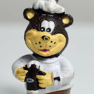 A&W Roo ti route Bear Via медведь белый цвет mi-ru игрушка Ame игрушка PVC фигурка Ad ba Thai Gin g герой предприятие предмет Vintage 