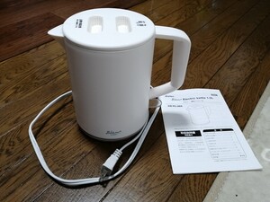 【中古品】ブラン・電気ケトル ホワイト 1.0L