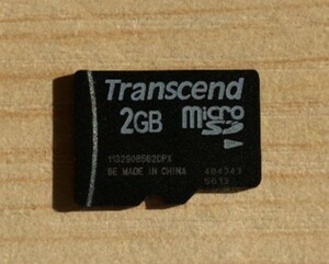 マイクロSDカード　2GB