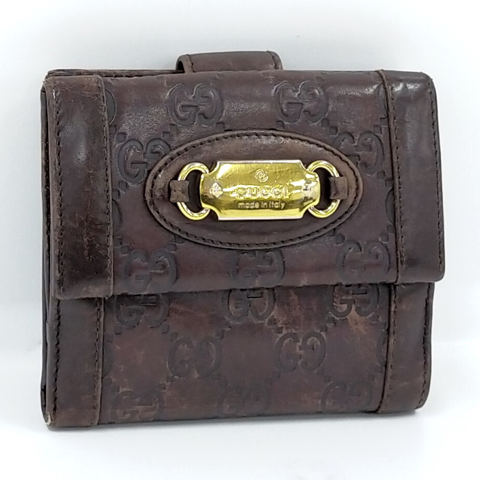 ヤフオク! -グッチ 二つ折り 財布(財布)の中古品・新品・未使用品一覧