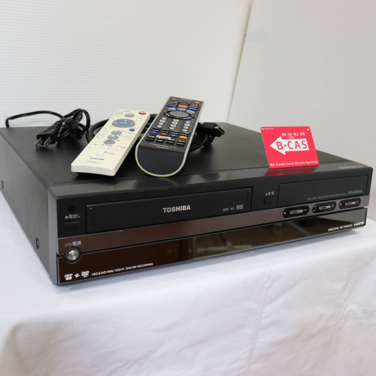 再入荷！】 VHS→DVDダビング DVDレコーダー 整備済み動作品 RD-W300 