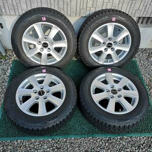 BORBET ボルベット ホイール 15インチ 6.5J/ET47/112/5H/スタッドレスタイヤ付4本 Audi/ベンツ/VW◆ダンロップ WINTER MAXX WM01 185/65R15