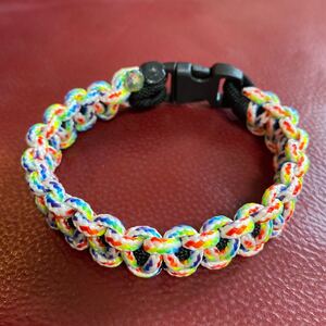 パラコードブレスレット 3芯 2mm 全長約20cm